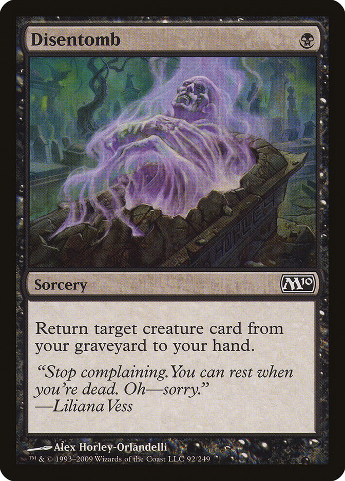 Disentomb [Magic 2010] MTG Single Magic: The Gathering | Red Claw Gaming