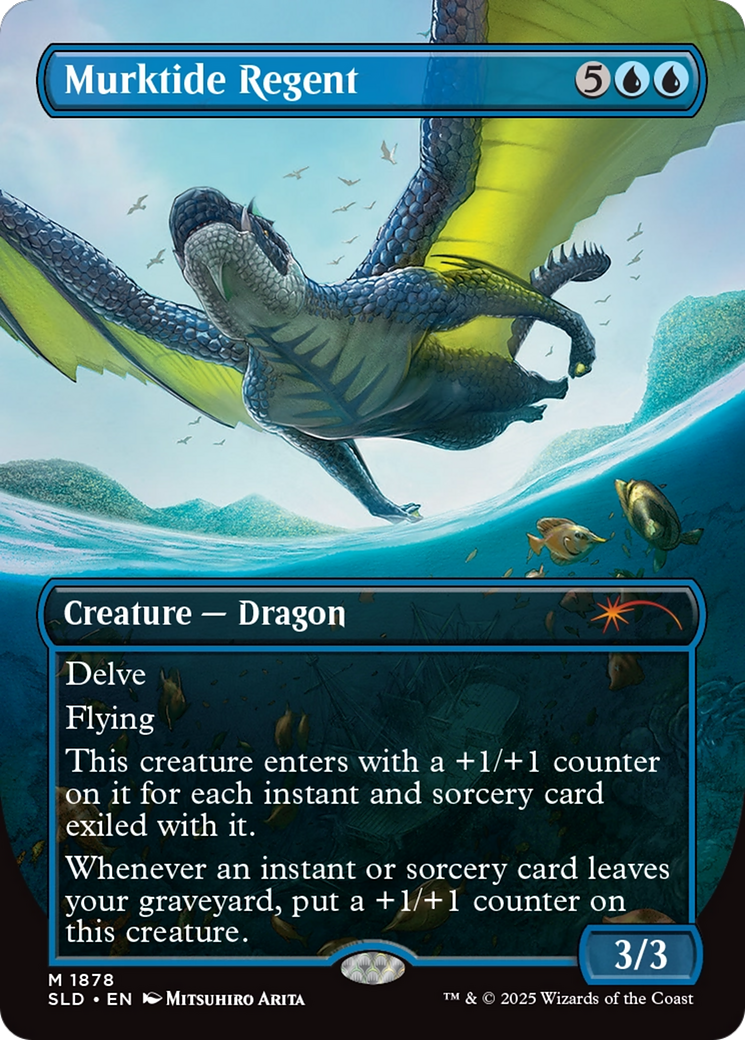 Murktide Regent (Rainbow Foil) [Secret Lair Drop Series] MTG Single Magic: The Gathering | Red Claw Gaming