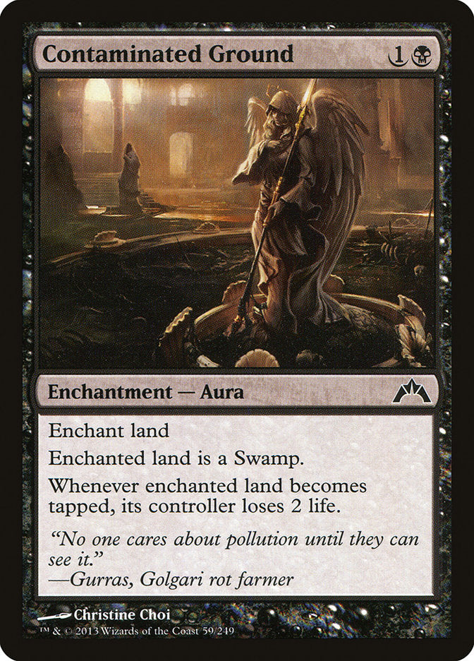 Contaminated Ground [Gatecrash] MTG Single Magic: The Gathering | Red Claw Gaming