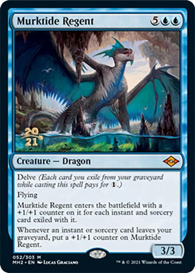 Murktide Regent [Modern Horizons 2 Prerelease Promos] MTG Single Magic: The Gathering | Red Claw Gaming