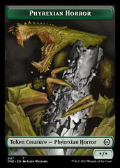 Rebel // Phyrexian Horror (007) Double-Sided Token [Phyrexia: All Will Be One Tokens] MTG Single Magic: The Gathering | Red Claw Gaming