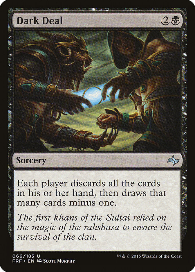 Dark Deal [Fate Reforged] MTG Single Magic: The Gathering | Red Claw Gaming