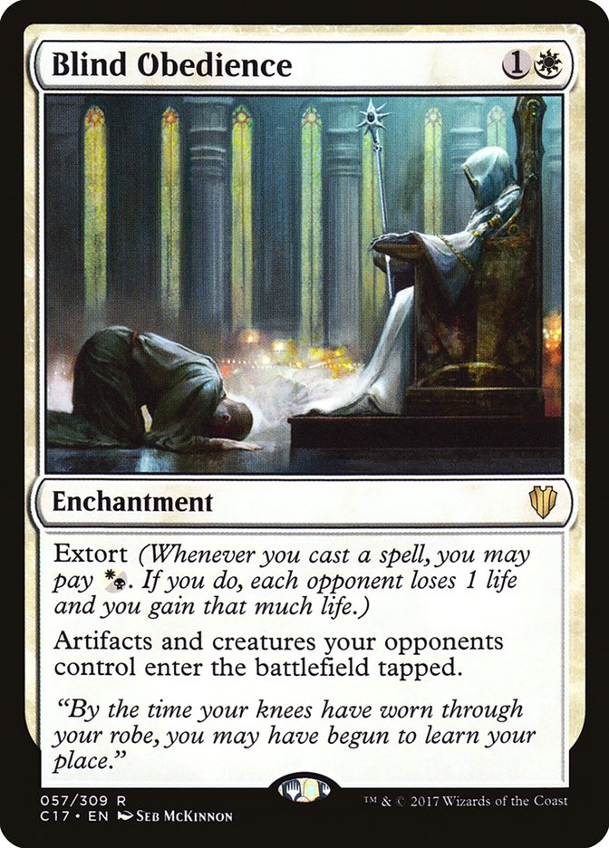 Blind Obedience [Commander 2017] MTG Single Magic: The Gathering | Red Claw Gaming