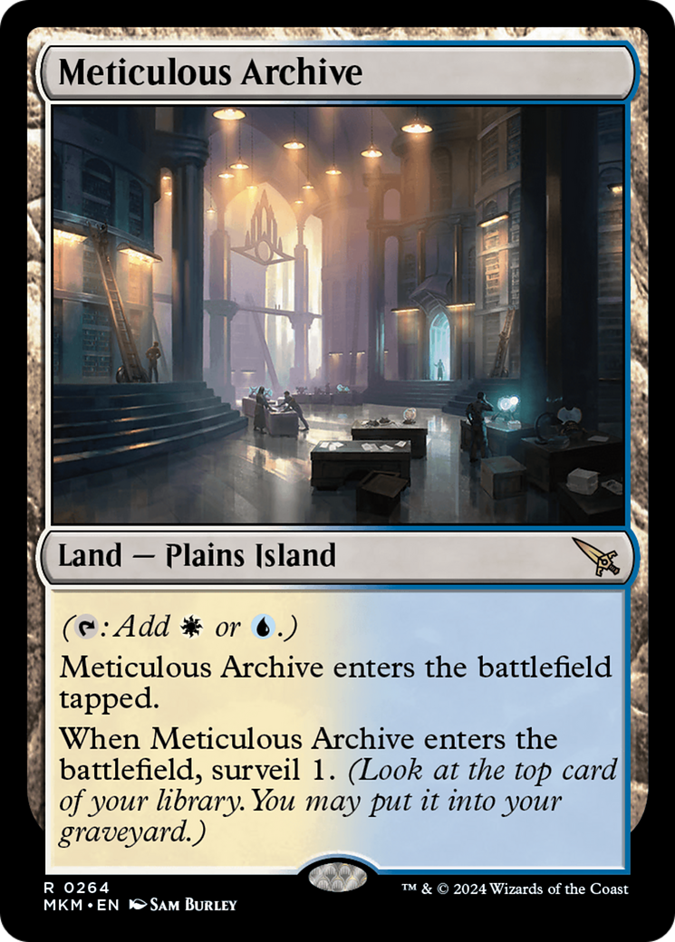 Meticulous Archive [Murders at Karlov Manor] MTG Single Magic: The Gathering    | Red Claw Gaming