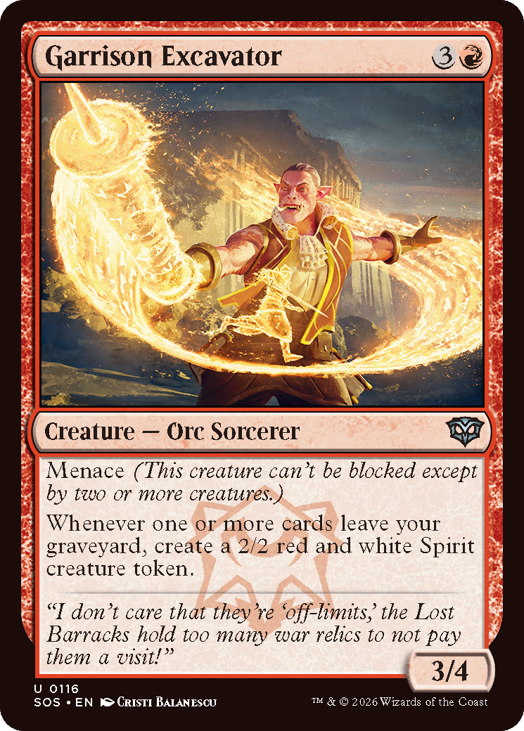 Garrison Excavator [Secrets of Strixhaven] MTG Single Magic: The Gathering | Red Claw Gaming