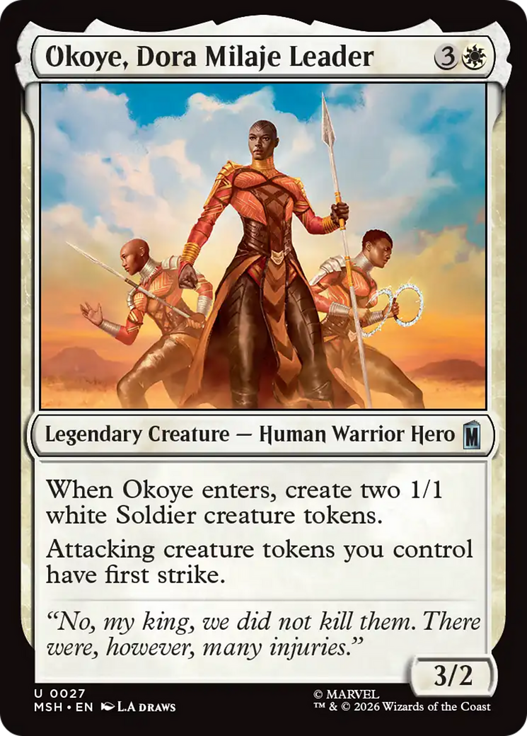 Okoye, Dora Milaje Leader [Marvel Super Heroes] | Red Claw Gaming