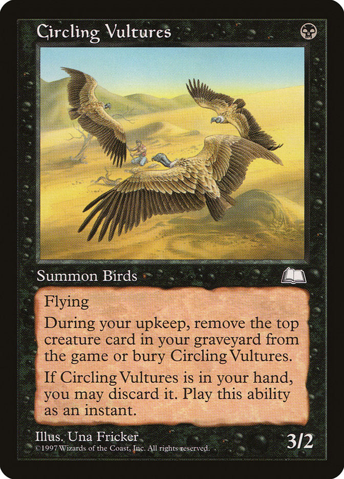 Circling Vultures [Weatherlight] MTG Single Magic: The Gathering | Red Claw Gaming