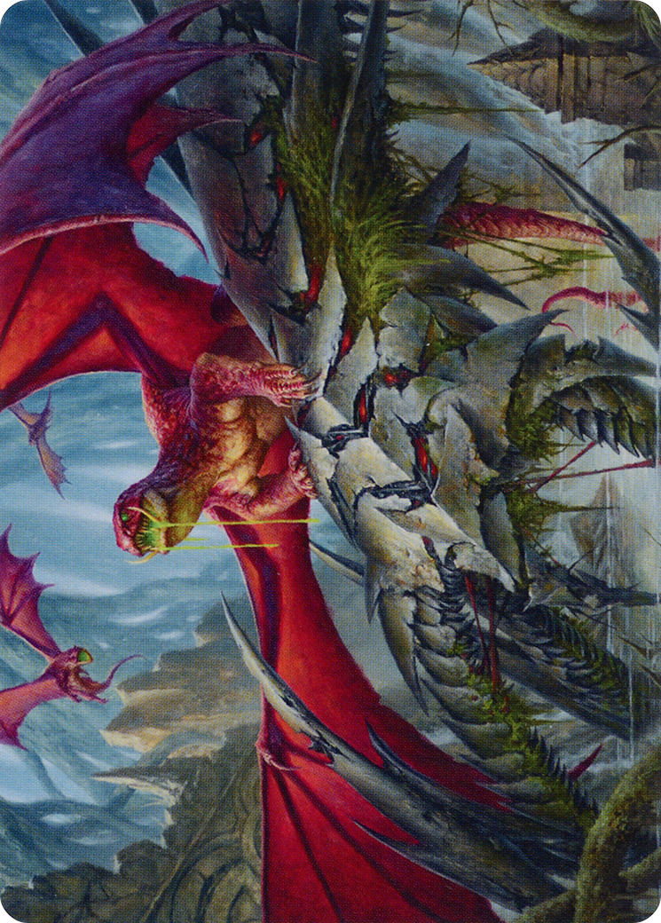 Hoarding Broodlord Art Card [March of the Machine Art Series] MTG Single Magic: The Gathering | Red Claw Gaming
