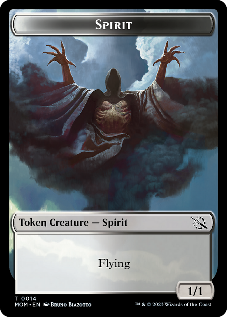 Elemental (9) // Spirit (14) Double-Sided Token [March of the Machine Tokens] MTG Single Magic: The Gathering | Red Claw Gaming