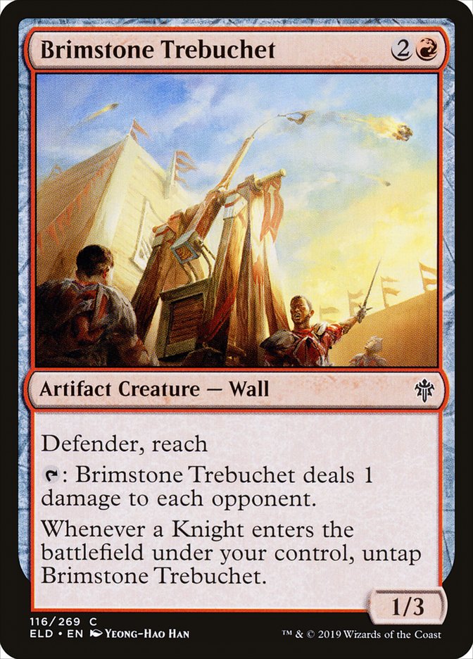 Brimstone Trebuchet [Throne of Eldraine] MTG Single Magic: The Gathering | Red Claw Gaming
