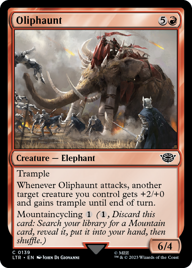 Oliphaunt [The Lord of the Rings: Tales of Middle-Earth] MTG Single Magic: The Gathering | Red Claw Gaming