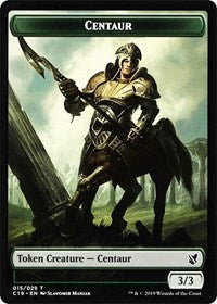 Centaur // Egg Double-Sided Token [Commander 2019 Tokens] MTG Single Magic: The Gathering | Red Claw Gaming