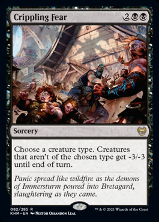 Crippling Fear [Kaldheim] MTG Single Magic: The Gathering | Red Claw Gaming