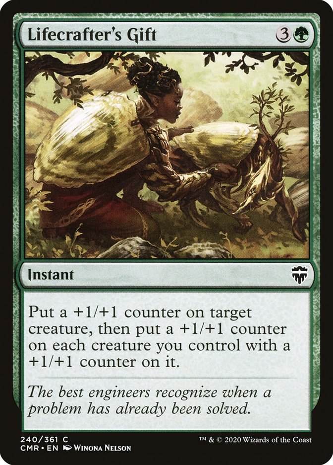 Lifecrafter's Gift [Commander Legends] MTG Single Magic: The Gathering | Red Claw Gaming