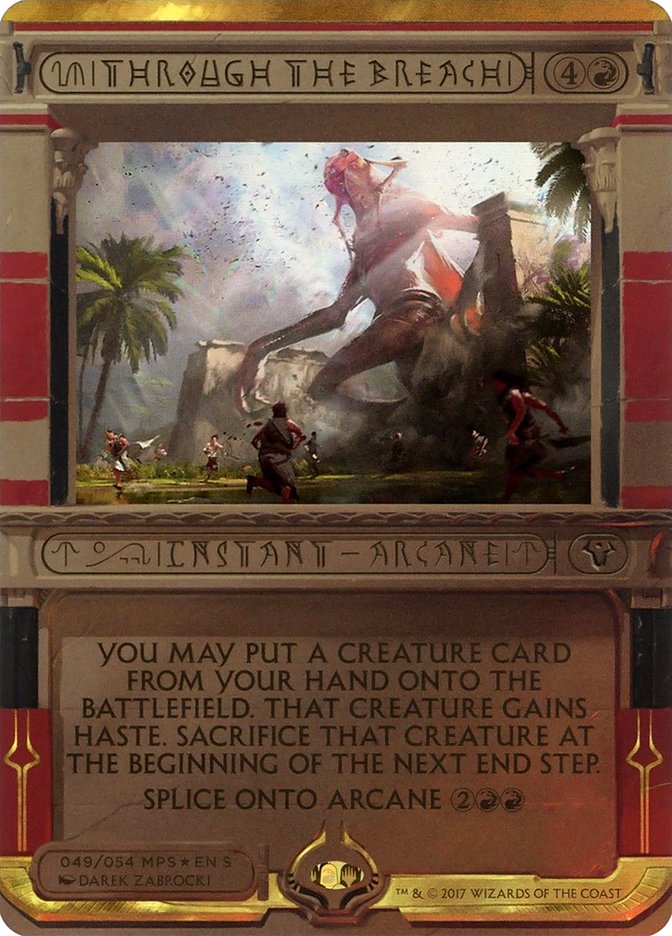 Through the Breach (Invocation) [Amonkhet Invocations] MTG Single Magic: The Gathering | Red Claw Gaming