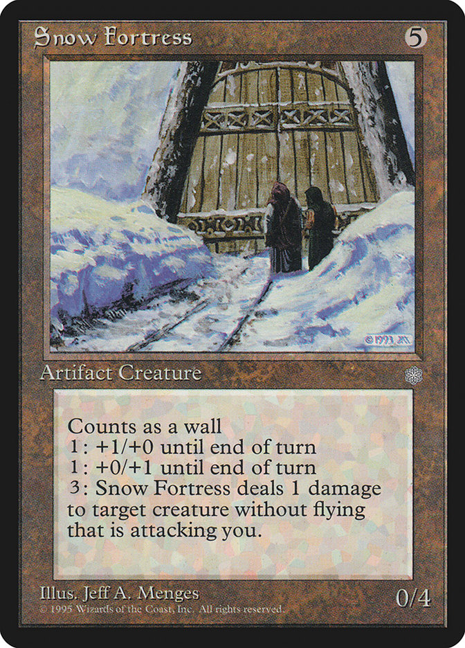 Snow Fortress [Ice Age] MTG Single Magic: The Gathering | Red Claw Gaming