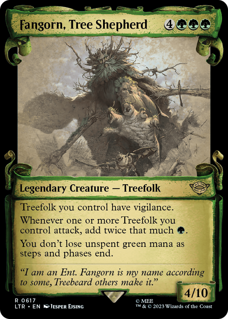 Fangorn, Tree Shepherd [The Lord of the Rings: Tales of Middle-Earth Showcase Scrolls] MTG Single Magic: The Gathering | Red Claw Gaming