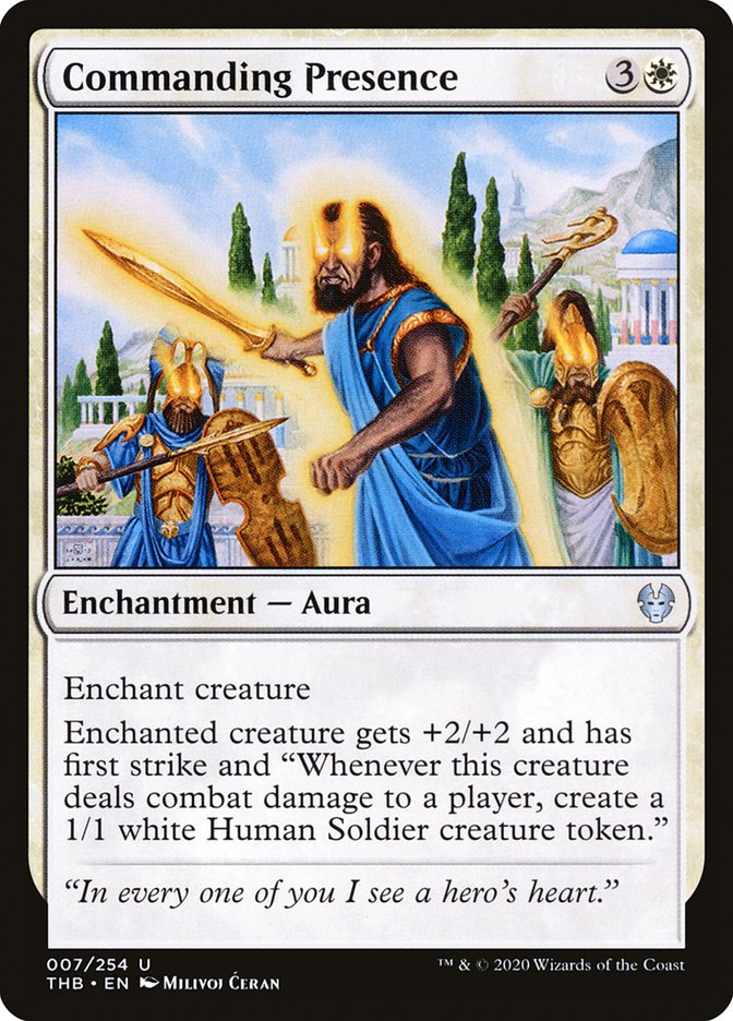 Commanding Presence [Theros Beyond Death] MTG Single Magic: The Gathering | Red Claw Gaming
