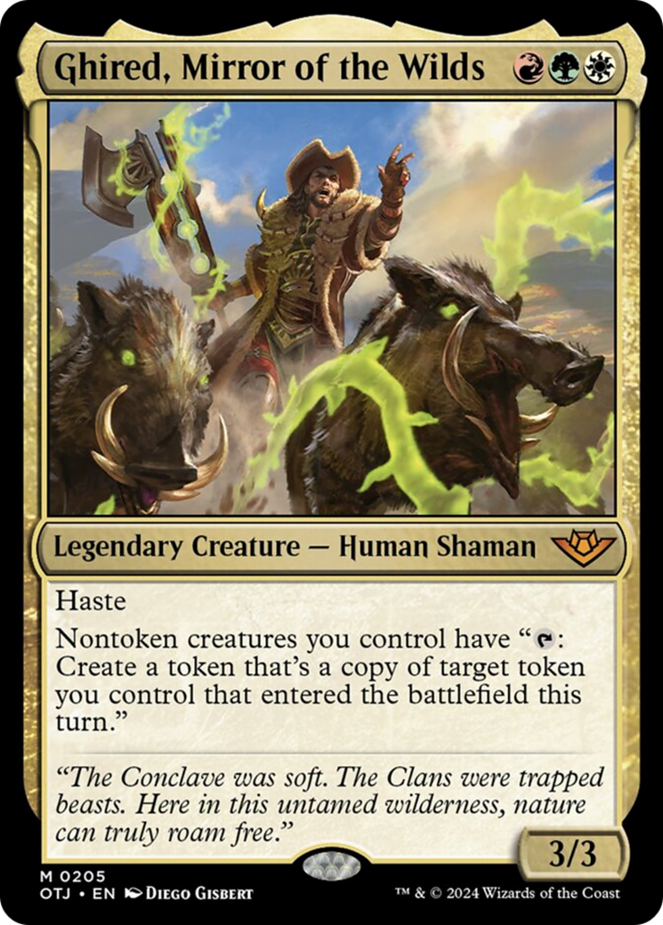 Ghired, Mirror of the Wilds [Outlaws of Thunder Junction] MTG Single Magic: The Gathering | Red Claw Gaming