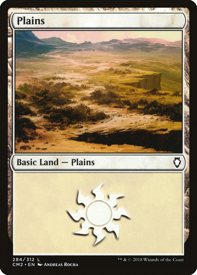 Plains (284) [Commander Anthology Volume II] MTG Single Magic: The Gathering | Red Claw Gaming