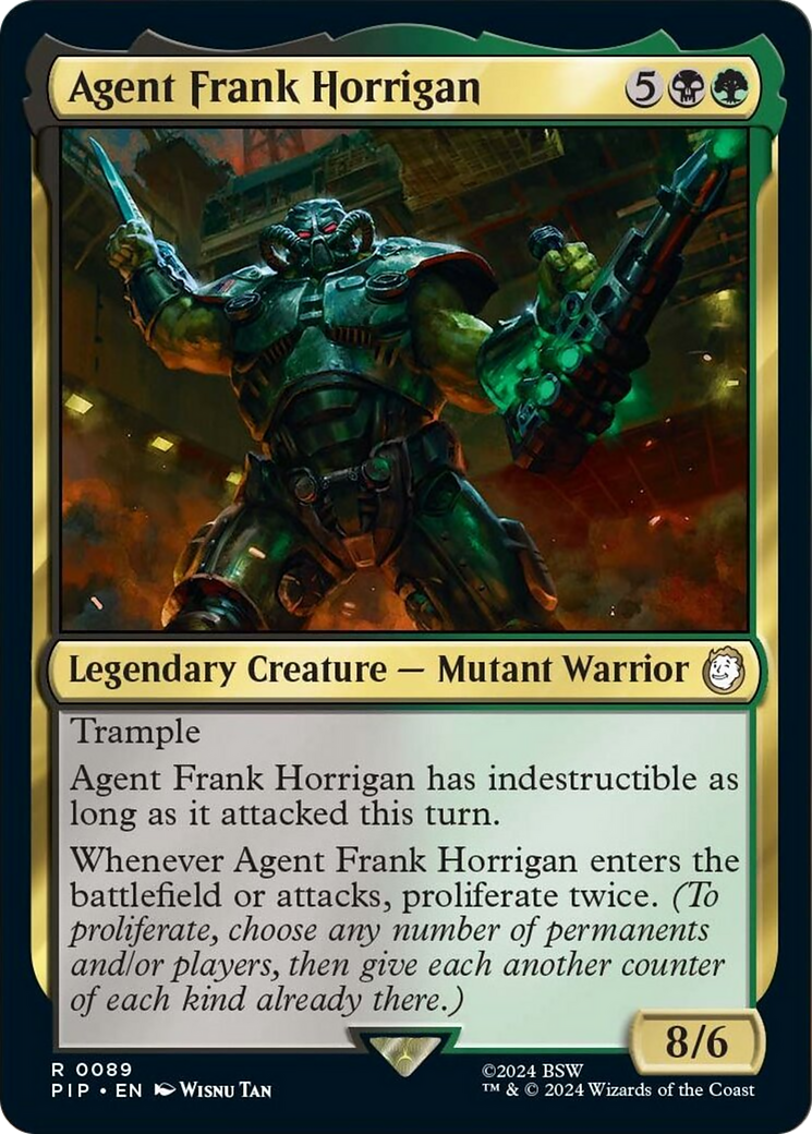 Agent Frank Horrigan [Fallout] MTG Single Magic: The Gathering | Red Claw Gaming