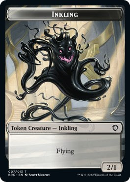 Mishra's Warform // Inkling Double-Sided Token [The Brothers' War Commander Tokens] MTG Single Magic: The Gathering | Red Claw Gaming