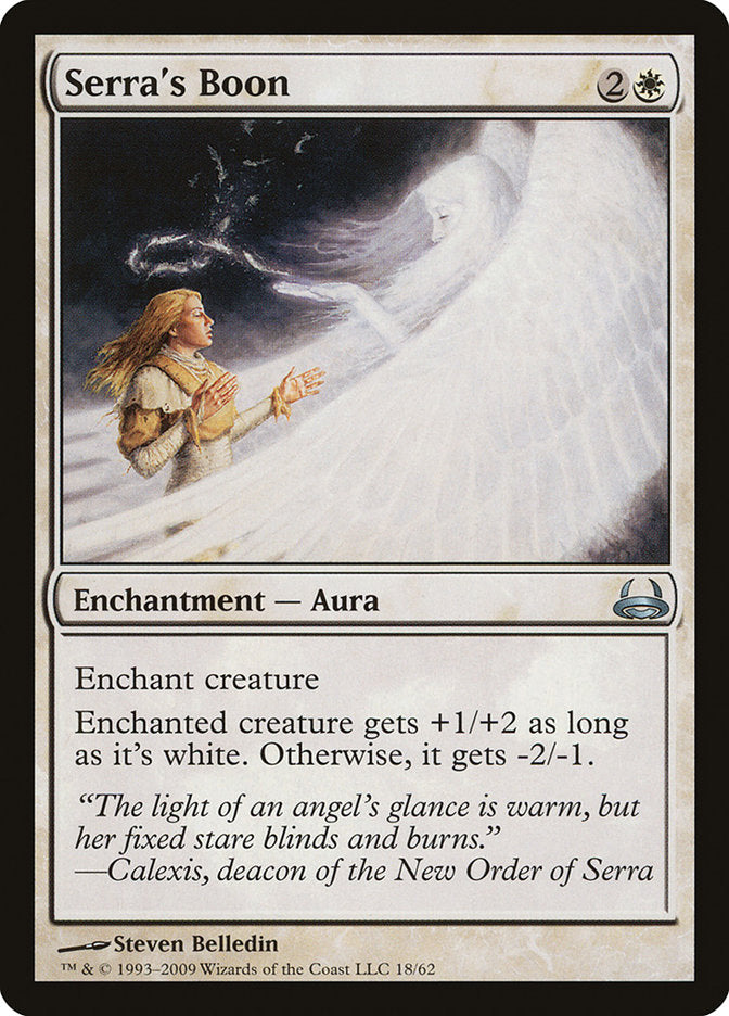 Serra's Boon [Duel Decks: Divine vs. Demonic] MTG Single Magic: The Gathering | Red Claw Gaming