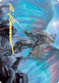 Resplendent Marshal Art Card (Gold-Stamped Signature) [Kaldheim Art Series] MTG Single Magic: The Gathering | Red Claw Gaming