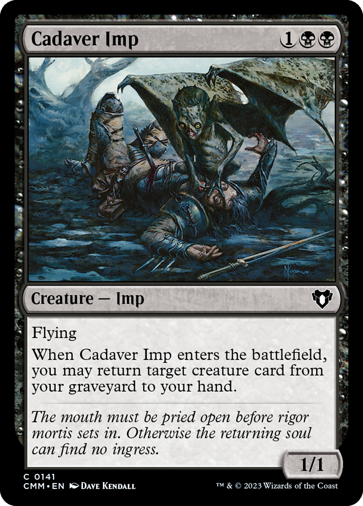 Cadaver Imp [Commander Masters] MTG Single Magic: The Gathering | Red Claw Gaming