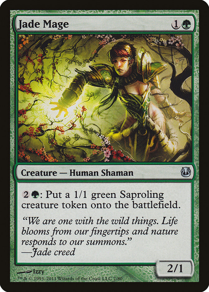 Jade Mage [Duel Decks: Ajani vs. Nicol Bolas] MTG Single Magic: The Gathering | Red Claw Gaming