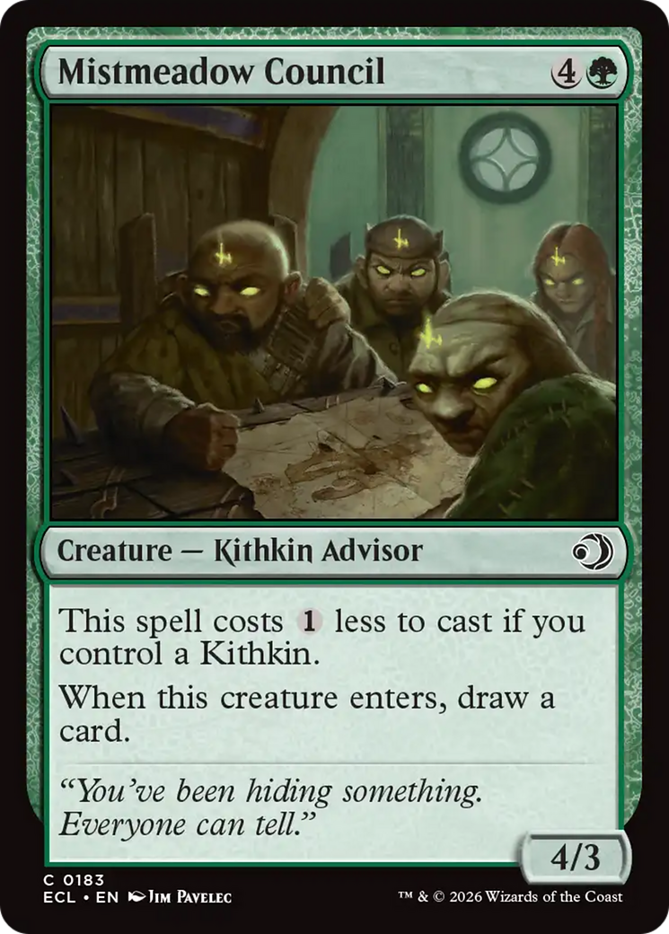 Mistmeadow Council [Lorwyn Eclipsed] MTG Single Magic: The Gathering | Red Claw Gaming