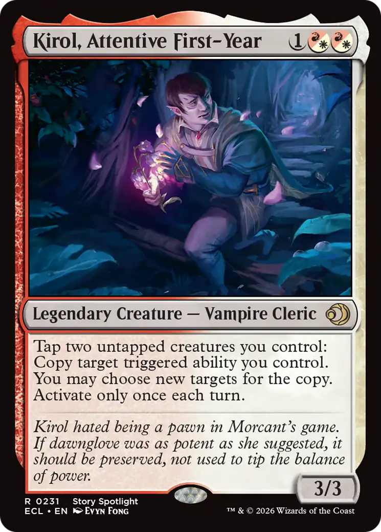 Kirol, Attentive First-Year [Lorwyn Eclipsed] MTG Single Magic: The Gathering | Red Claw Gaming