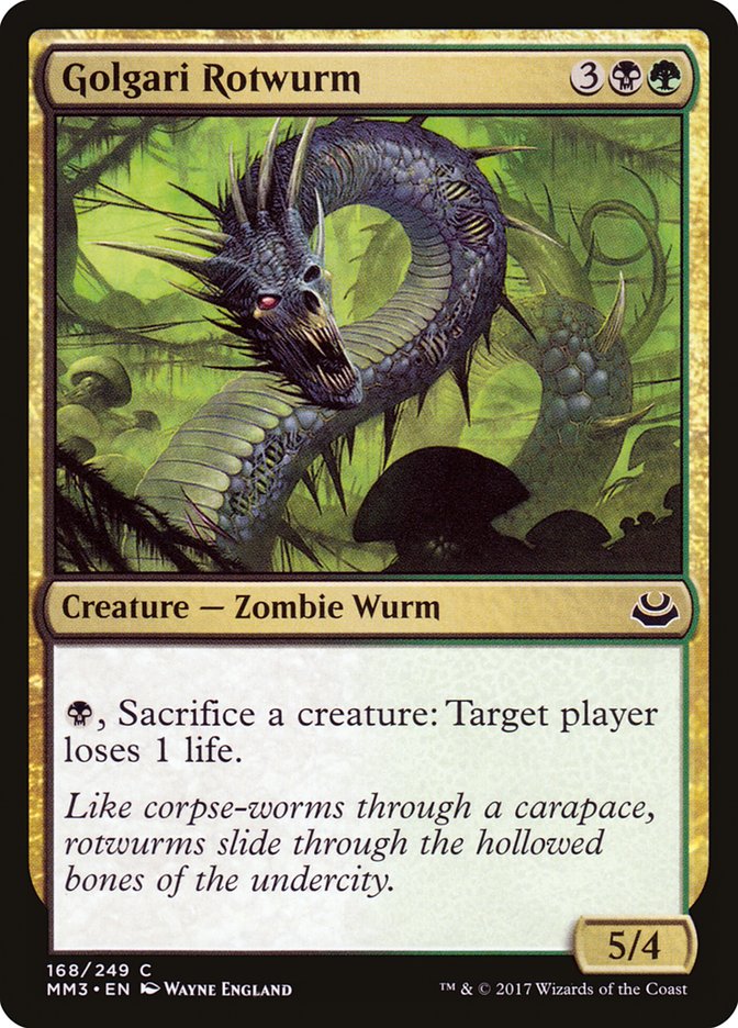 Golgari Rotwurm [Modern Masters 2017] MTG Single Magic: The Gathering | Red Claw Gaming