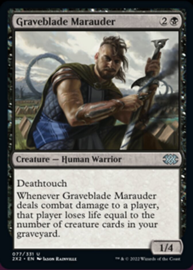 Graveblade Marauder [Double Masters 2022] MTG Single Magic: The Gathering    | Red Claw Gaming