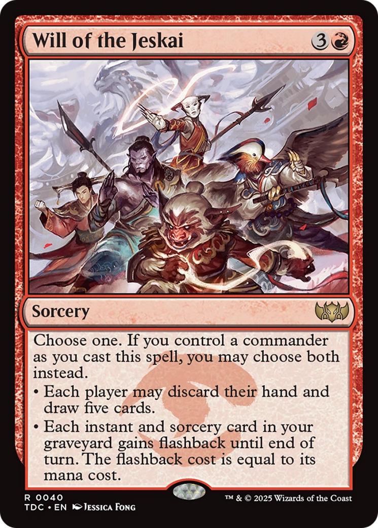 Will of the Jeskai [Tarkir: Dragonstorm Commander] MTG Single Magic: The Gathering | Red Claw Gaming