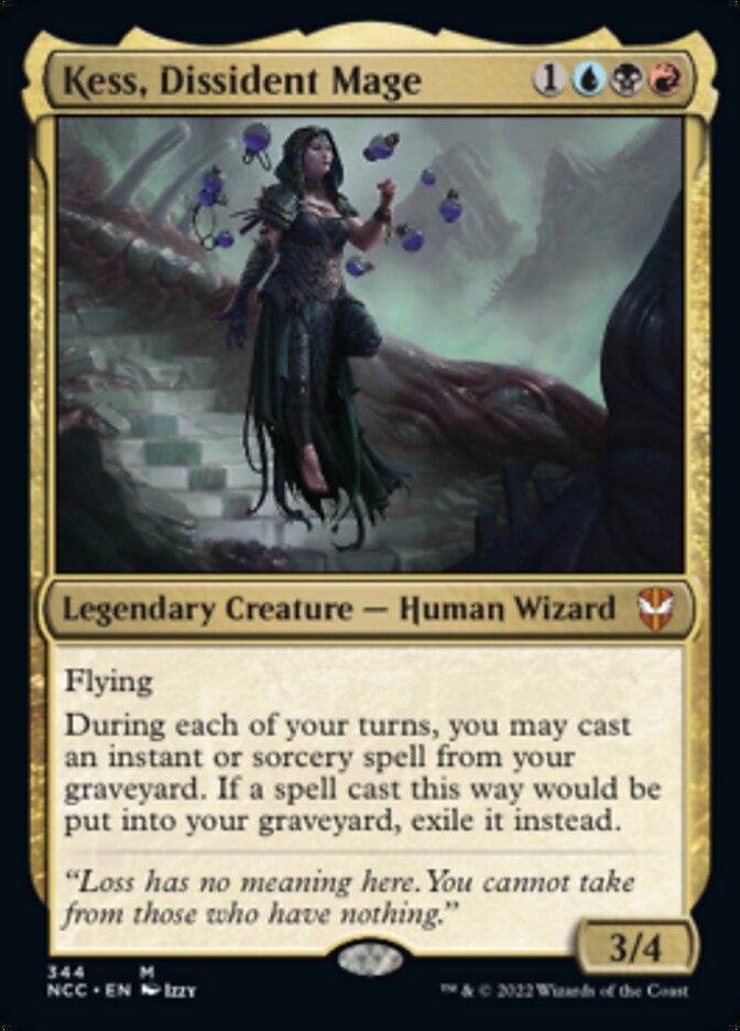 Kess, Dissident Mage [Streets of New Capenna Commander] MTG Single Magic: The Gathering | Red Claw Gaming