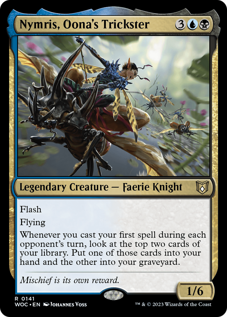 Nymris, Oona's Trickster [Wilds of Eldraine Commander] MTG Single Magic: The Gathering | Red Claw Gaming