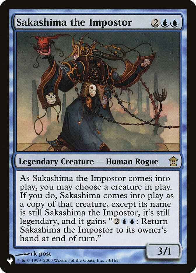 Sakashima the Impostor [Secret Lair: Heads I Win, Tails You Lose] MTG Single Magic: The Gathering    | Red Claw Gaming