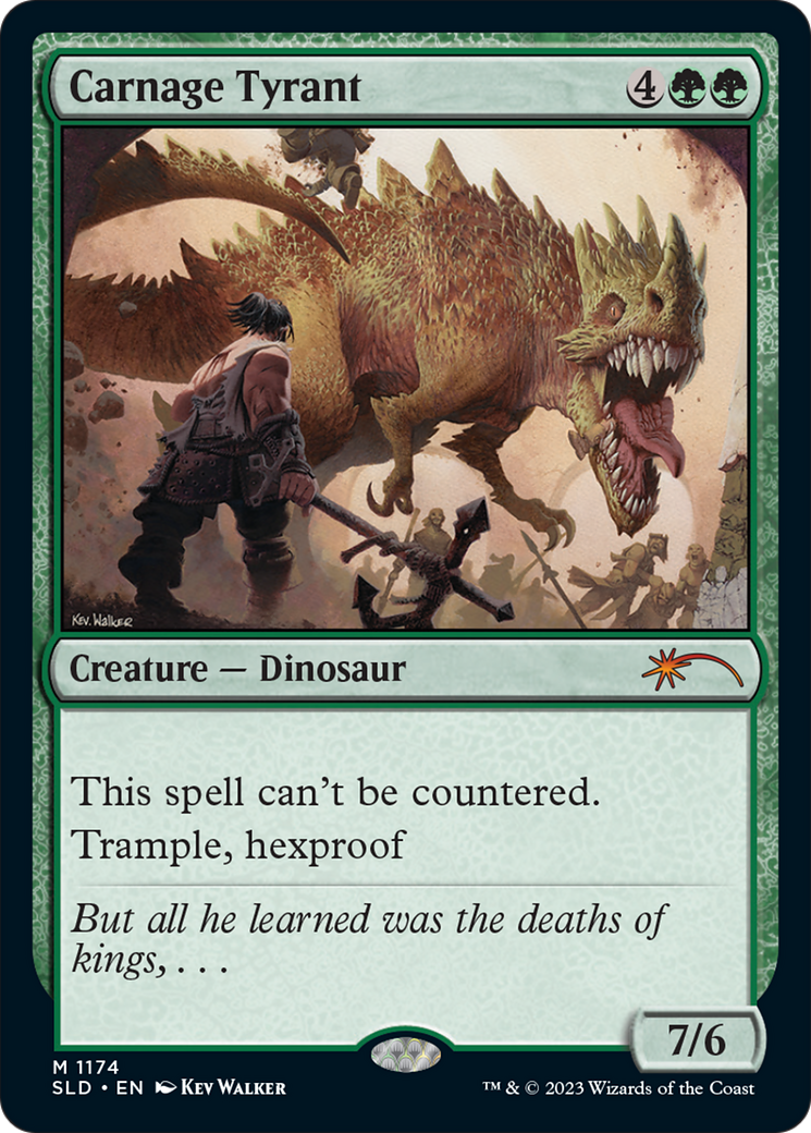 Carnage Tyrant [Secret Lair Drop Series] MTG Single Magic: The Gathering | Red Claw Gaming