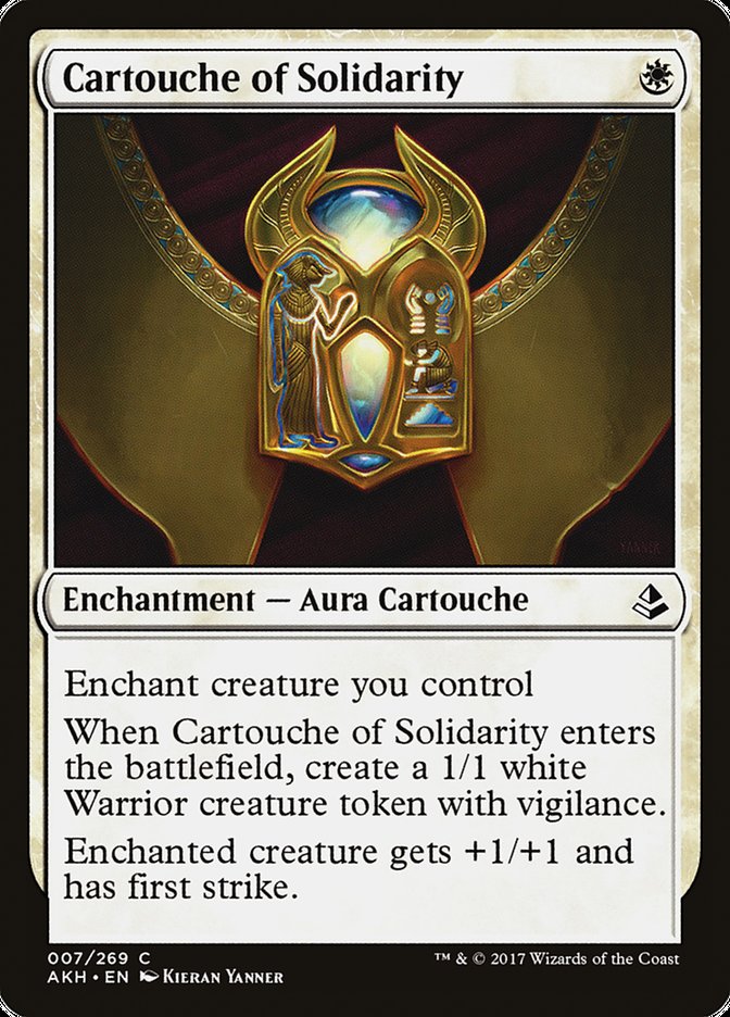 Cartouche of Solidarity [Amonkhet] MTG Single Magic: The Gathering | Red Claw Gaming