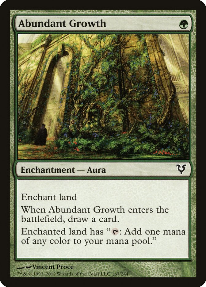 Abundant Growth [Avacyn Restored] MTG Single Magic: The Gathering | Red Claw Gaming