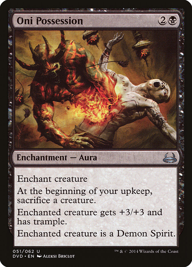 Oni Possession (Divine vs. Demonic) [Duel Decks Anthology] MTG Single Magic: The Gathering | Red Claw Gaming