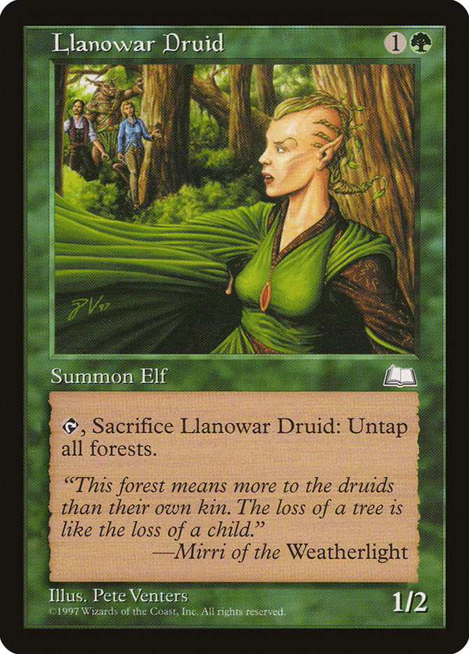 Llanowar Druid [Weatherlight] MTG Single Magic: The Gathering | Red Claw Gaming