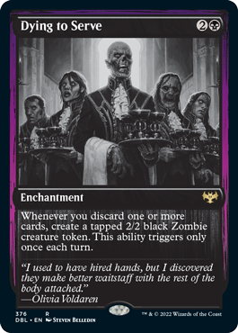 Dying to Serve [Innistrad: Double Feature] MTG Single Magic: The Gathering | Red Claw Gaming