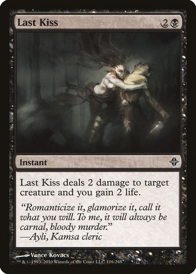 Last Kiss [Rise of the Eldrazi] MTG Single Magic: The Gathering | Red Claw Gaming