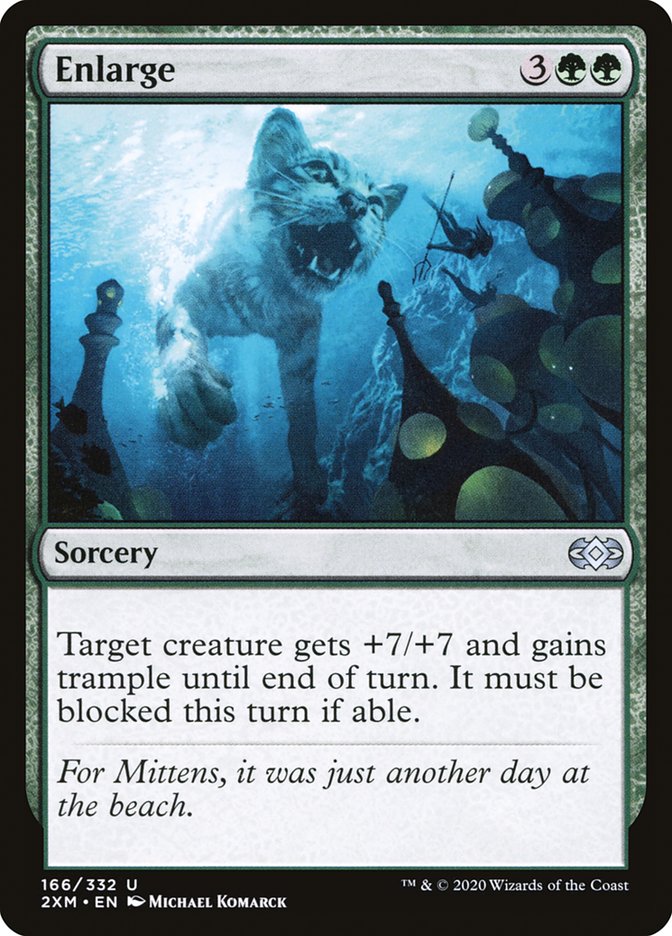 Enlarge [Double Masters] MTG Single Magic: The Gathering | Red Claw Gaming
