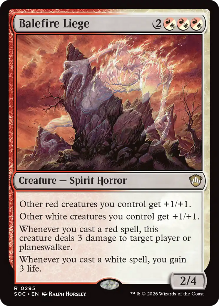 Balefire Liege [Secrets of Strixhaven Commander] MTG Single Magic: The Gathering | Red Claw Gaming