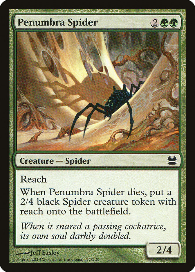 Penumbra Spider [Modern Masters] MTG Single Magic: The Gathering | Red Claw Gaming