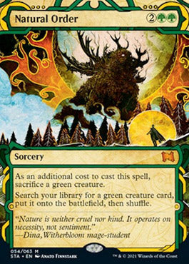 Natural Order (Foil Etched) [Strixhaven: Mystical Archive] MTG Single Magic: The Gathering | Red Claw Gaming