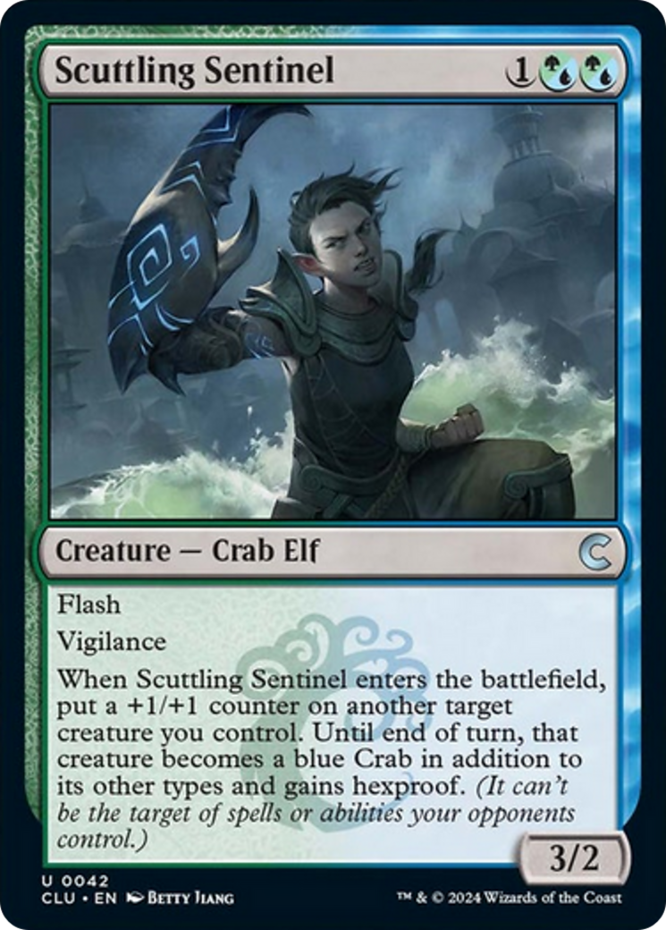Scuttling Sentinel [Ravnica: Clue Edition] MTG Single Magic: The Gathering | Red Claw Gaming